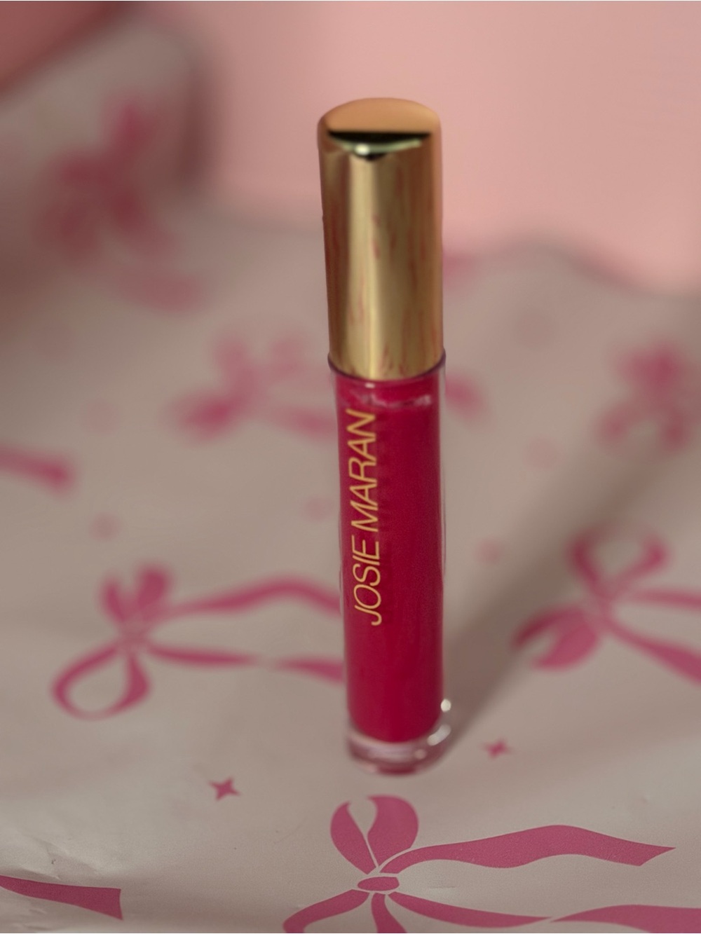 Josie Maran Pink Lip Gloss